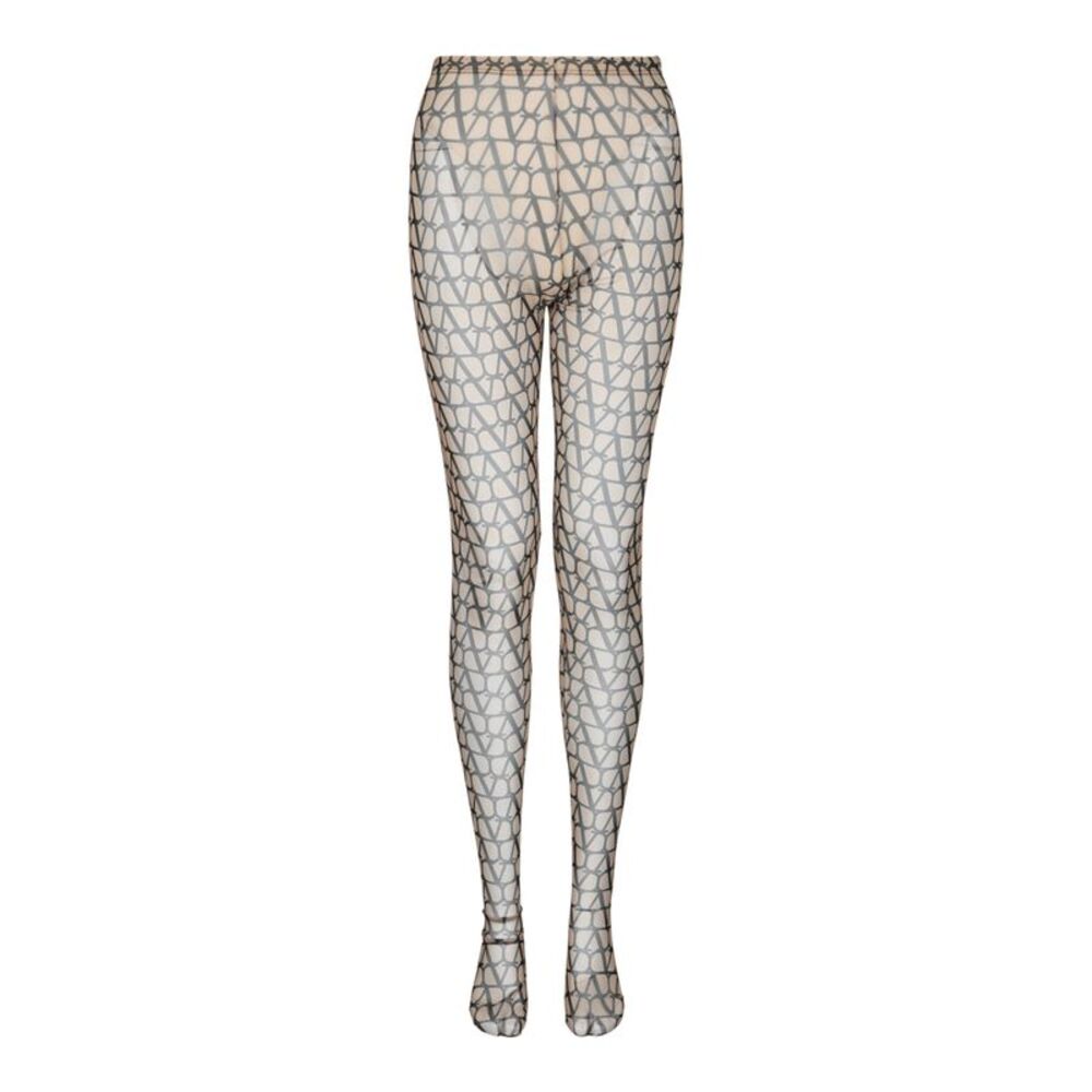 Valentino Sheer VLogo Tights Multi Womens
